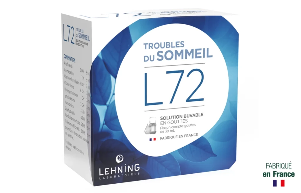 L72 gouttes homeopathiques sommeil